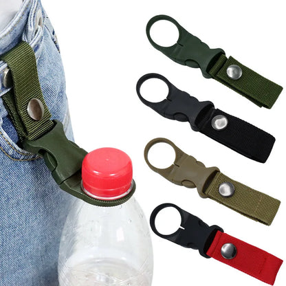 Porte-gourde mousqueton - clip sac à dos randonnée
