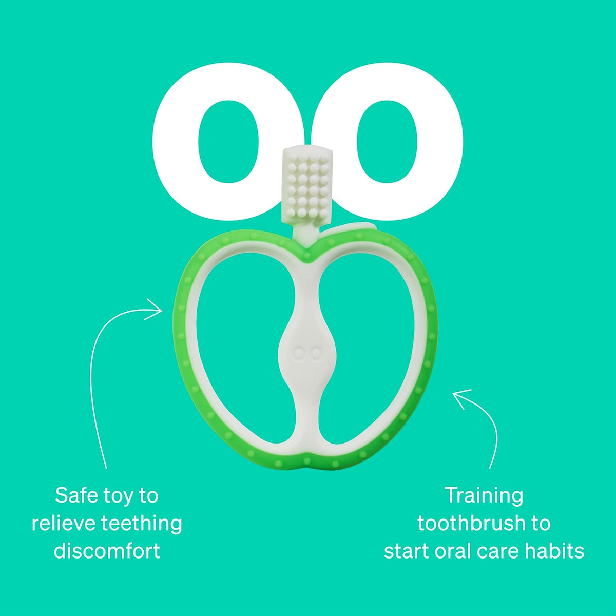 Brosse a dents dentition bebe - silicone sans BPA