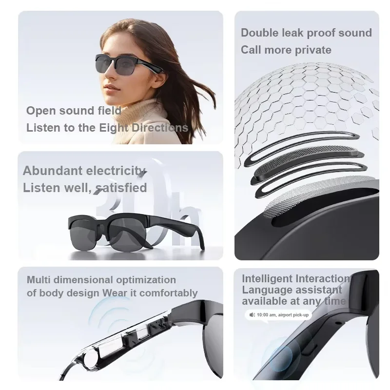 Lunettes connectées Bluetooth EUROVEXA - vue principale