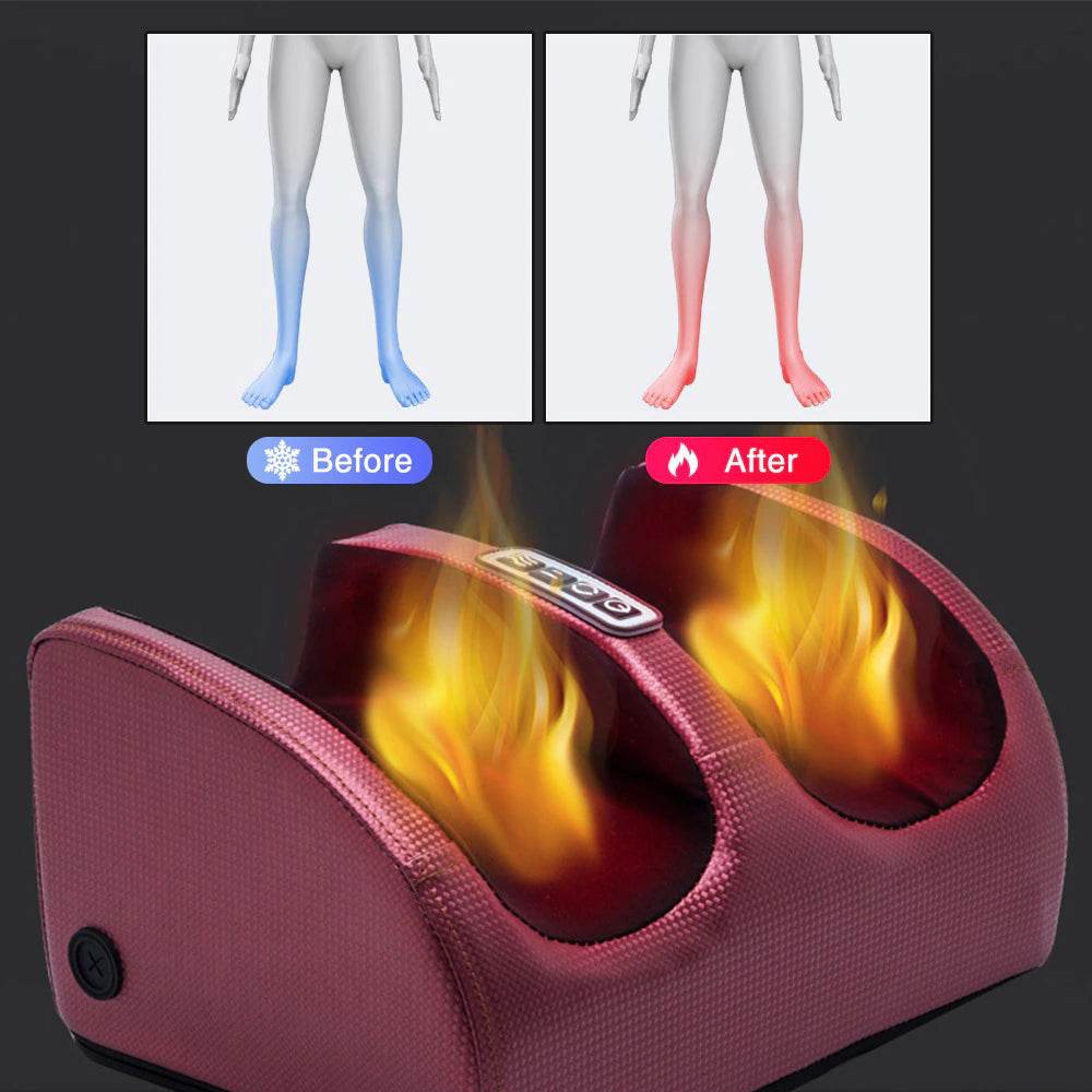 Rouleaux de massage shiatsu pour les pieds