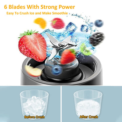 Mini blender portable rechargeable pour smoothies et jus