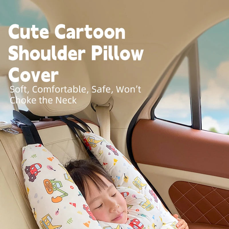 Coussin de cou enfant - installation voiture