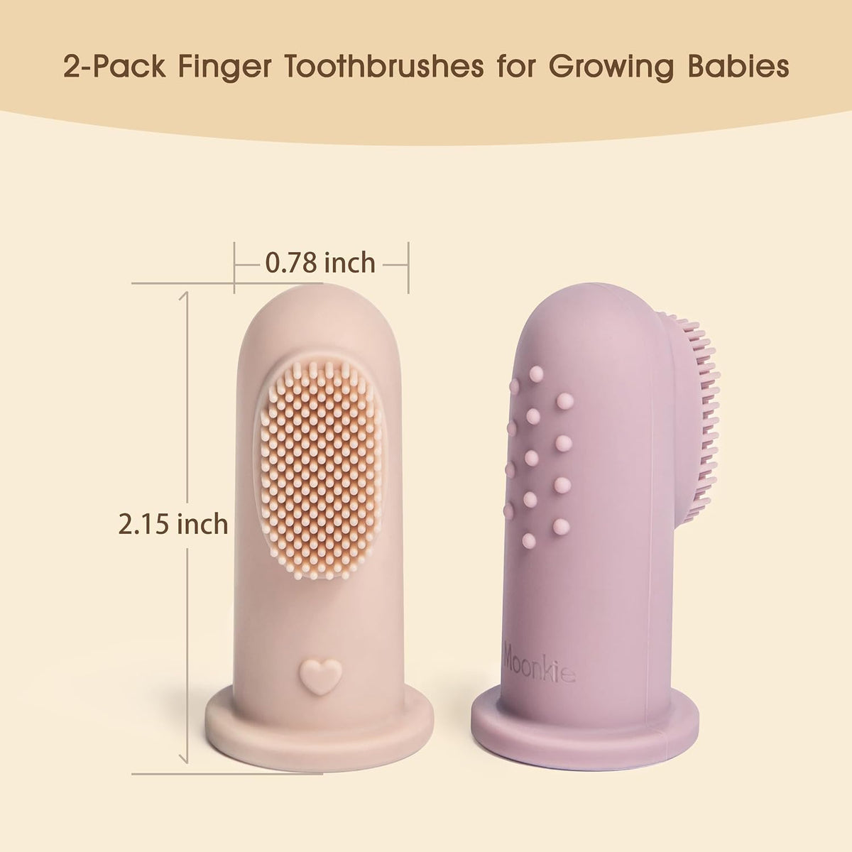 Doigtier brosse a dents bebe - utilisation