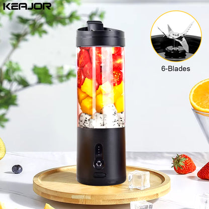 Mini blender portable rechargeable pour smoothies et jus