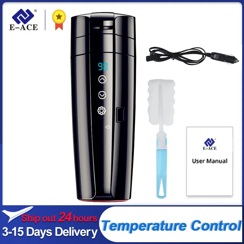 Chauffe-eau portable voiture - écran tactile 12V
