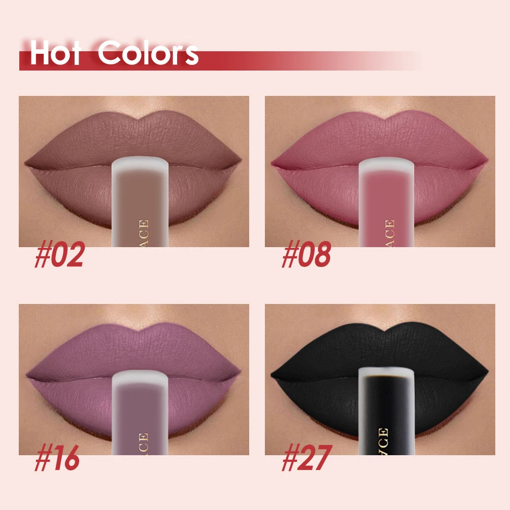 Application du rouge à lèvres NICEFACE