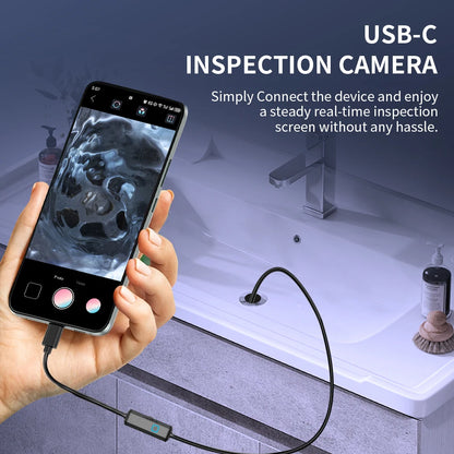 Caméra endoscope USB-C - utilisation mécanique et plomberie