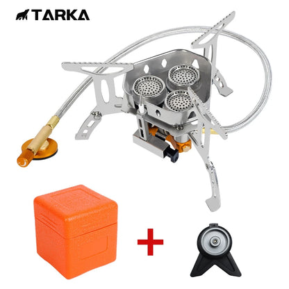 Réchaud de camping gaz 5800W avec boite et adaptateur