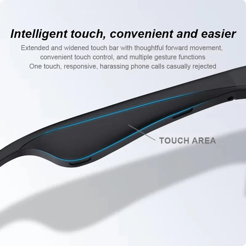 Lunettes connectées Bluetooth EUROVEXA - haut-parleurs stéréo