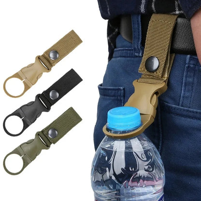 Porte-gourde mousqueton - fixation ceinture