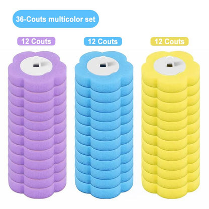 Snofrid Disposable Toilet Brush, Toilet Bowl Wand Holder Set with 24PCS Cleaner Refills, Bathroom Cleaning System for Sink Bathtub Drain Wash Basin Urinal，Wall-Mount Scrubbing Toilet Brush Bathroom Cleaning Kit