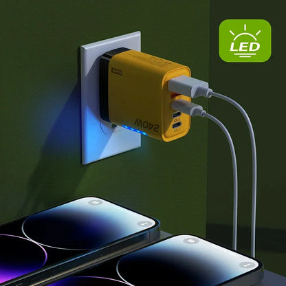 Chargeur mural GaN 240W - format compact
