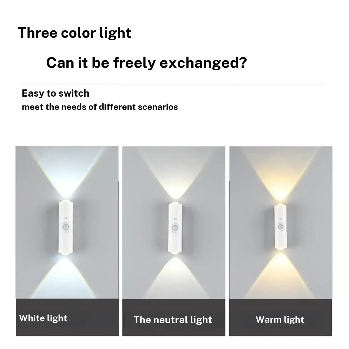 Transform Your Space with the Smart Spotlight: Motion-Sensing, Adjustable Modes, and USB Rechargeable