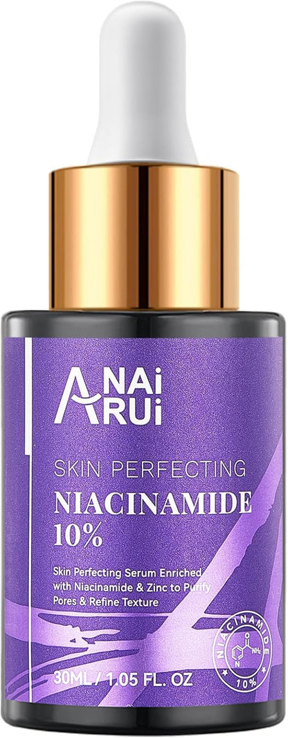 Sérum Pour Le Visage À La Niacinamida, À La Vitamine B3, Au Zinc, À L'Arbutine, Anti-Vieillissement & Rides, Anti-Taches, Illumine La Peau, Protège Du Soleil, Pour Tous Types De Peaux, 30 Ml