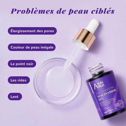 Sérum Pour Le Visage À La Niacinamida, À La Vitamine B3, Au Zinc, À L'Arbutine, Anti-Vieillissement & Rides, Anti-Taches, Illumine La Peau, Protège Du Soleil, Pour Tous Types De Peaux, 30 Ml
