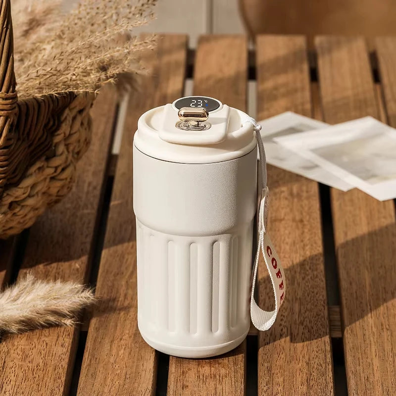 Mug thermique intelligent inox avec affichage LED de température - EUROVEXA