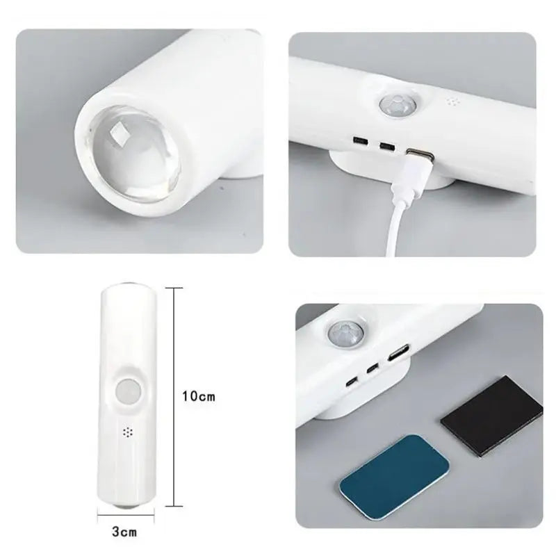Transform Your Space with the Smart Spotlight: Motion-Sensing, Adjustable Modes, and USB Rechargeable